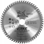 Karboninė pjovimo diskas medienai 160mm x 22.2mm, 60 dantų