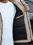 Vyri&scaron;ka rusva žieminė striukė Teo TX4776-68962-XXL