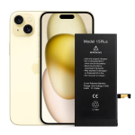 Akumuliatorius telefonui Baterija iPhone 15 Plus be klaidos prane&scaron;imo, 4383 mAh, OEM kokybė, 100% būklė