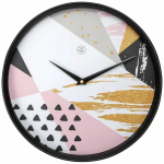 Sienos laikmatai Nextime 7354, 30 cm, be garso, juodas korpusas, daugiaspalvis skaitmenys