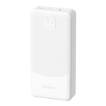 Atsarginis maitinimo &scaron;altinis ("Power Bank") Dudao "K10Pro" White 20000mAh