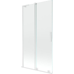Vonios sienelė Mexen Velar L, 100 x 150 cm, White/Transparent