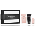 Kvepalų dovanų rinkinys Narciso Rodriguez For Her EDP 50 ml + mini EDP + kūno losjonas, gėlių&ndash;muskuso, eleganti&scaron;kas