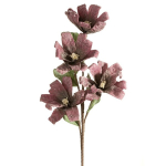 I&scaron;si&scaron;akojusi dirbtinė &scaron;akelė su žiedais 70 cm, tamsiai violetinė, 6 vnt., 70 cm