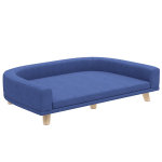&Scaron;uns sofa 98x67x25 cm mėlyna, mediena