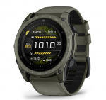 I&scaron;manusis laikrodis Garmin tactix 8 &ndash; 51 mm, AMOLED, Olive Drab Cerakote Coating, ABU Solver