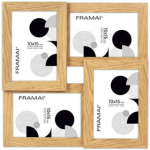 Daugialypė ąžuolo spalvos nuotraukų rėmelis, skirtas keturioms 10 x 15 cm nuotraukoms, 4 viename, FRAMAI&reg;
