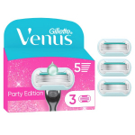 Gillette Venus Party Edition skustuvo keičiamos galvutės, 3 vnt.