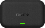 Realme Buds T500 Pro belaidės ausinės, įdedamos į ausų kanalą, juodos ir tamsiai mėlynos spalvos