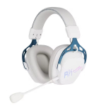 Royal Kludge HG103 belaidės ausinės | 2.4G, BT, 3.5mm | Cyborg White