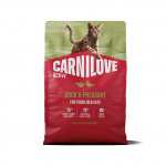CARNILOVE ACTIVE Cat Duck & Pheasant Sterilised sausas pa&scaron;aras katėms 2 kg
