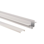 MasterLED 48V įmontuojamas magnetinis bėgelis Luxo 0396, baltas