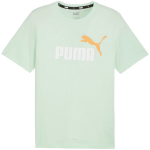 Vyri&scaron;kas mar&scaron;kinėlis Puma ESS+ 2 Col Logo Tee, mėtų spalvos 586759 88, M