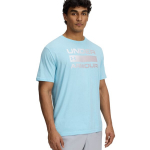 Vyri&scaron;kas mar&scaron;kinėlis Under Armour Team Issue Wordmarsk SS, &scaron;viesiai mėlynas 1329582 494