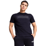 Vyri&scaron;kas mar&scaron;kinėlis Puma Sport Graphic Tee, tamsiai mėlynos spalvos, 684617 16, S
