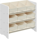 Žaislų organizatorius 62,5x29,5x60 cm baltas audinio laikymas