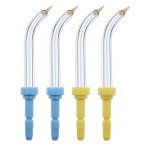 Periodontiniai antgaliai, 4 vnt., suderinami su Waterpik ir kitais