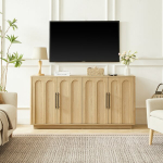 Indauja, Ketverios durys, su apsauga nuo apvirtimo, 160x40x80 cm, natūralios medienos spalvos