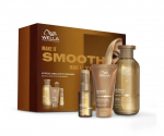 Plaukų priežiūros rinkinys Wella Professionals Ultimate Smooth Case 3 vnt. sausiems ir pasi&scaron;iau&scaron;usiems plaukams, blizgesio suteikimas
