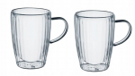 Ambition dvigubo stiklo puodelių rinkinys Curly, 450 ml, 2 vnt.