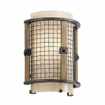 Elstead Lighting sieninis &scaron;viestuvas Ahrendale KL/Ahrendale1, rudas