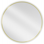 Vonios veidrodis Mexen Loft Round, 85 cm, Gold