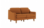 Dvivietė sofa Robin 2, karamelės/rie&scaron;utmedžio spalvos