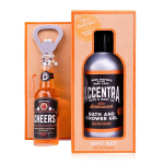 Dovanų rinkinys Accentra Men's Collection Cheers vyrams: du&scaron;o želė, 150 ml + butelių atidarytuvas, 1 vnt.