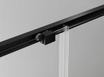 Mexen Exo stiklinė du&scaron;o kabina 130 x 90 cm, skaidri, juoda - 8151-130-090-70-00
