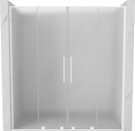 Mexen Velar L Duo stumdomos du&scaron;o durys 200 cm, matinės, baltos - 871-200-003-32-20