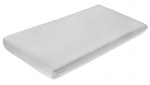 Paklodė su guma frotte, pilka, 120x60, Sensillo, 2141