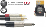 Stagg NYC3/PS2CMR, Aux 6.3 mm/RCA, 3 m