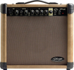 Akustinės gitaros kubas +REVERB 20W Stagg 20 AA R EU