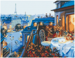 Pie&scaron;imo rinkinys Vakaras Paryžiuje 40x50