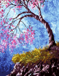 Pie&scaron;imo rinkinys Gyvybės medis 40x50