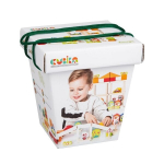 Medinės kaladėlės Miestas berniukams CUBIKA, 0-2 m