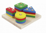 Formų rū&scaron;iavimas PlanToys "Geometric Sorting Board"