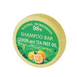 Kietas &scaron;ampūnas LEMON AND TEA TREE Saules Fabrika 60 g