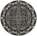 Apvalus kilimas, 140x140 cm