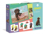 Lavinamųjų žaidimų rinkinys Clementoni Edukit 4in1 - Puppies, 18071