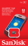 Atminties kortelė telefonui SanDisk SD Micro HC 32 GB