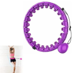 Masažuojantis gimnastikos lankas Reach Smart Hula Hoop M2 violetinis