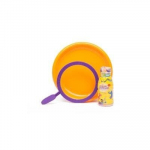 Muilo burbuliukų rinkinys - 250 ml skysčio + lek&scaron;tė + plastikinis žiedas (⌀16 cm), Tuban TU3635