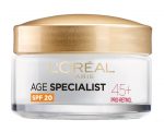 Standinamasis kremas nuo rauk&scaron;lių L'Oreal Paris Age Specialist 45+ SPF20, 50 ml