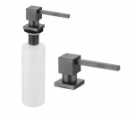 Įmontuojamas skysto muilo dozatorius Mexen Cube, 320 ml, Grey