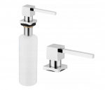 Įmontuojamas skysto muilo dozatorius Mexen Cube, 320 ml, Chrome