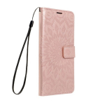 Dėklas telefonui Forcell MEZZO Book, skirtas Samsung Galaxy A32, rožinis