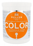 Kaukė dažytiems plaukams su linų sėmenimis Kallos Color, 1000 ml