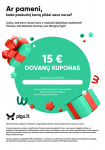 El. Dovanų kuponas, &euro; 15
