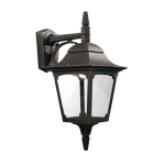 Sieninis lauko &scaron;viestuvas Elstead Lighting Chapel CP2-BLACK